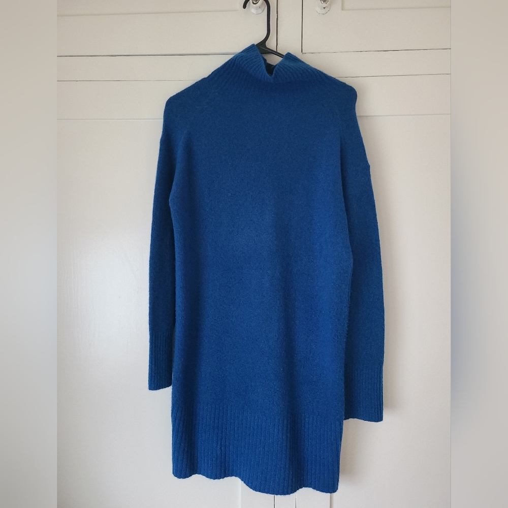 Like New Everlane Blue Wool Dress XS